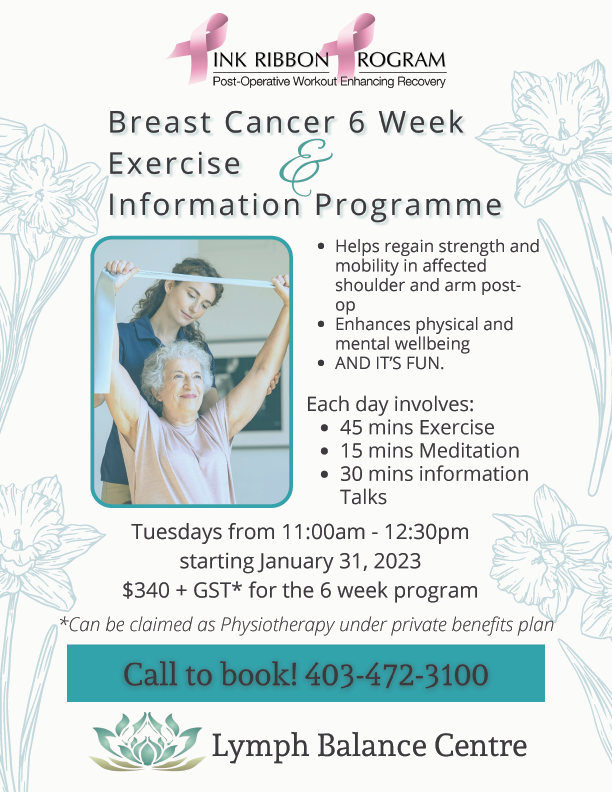 Breast Cancer Exercise Class Post Op