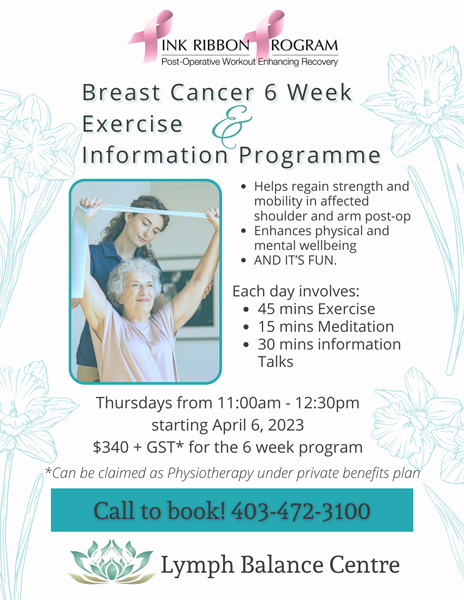 Breast Cancer Exercise Class Post Op